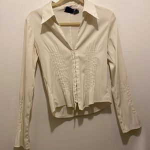 White collared shirt